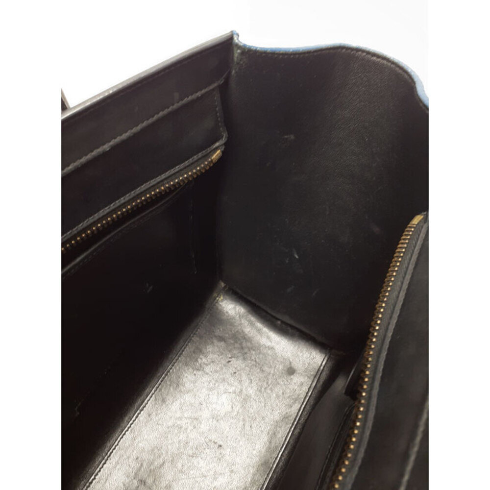 Celine Luggage Shopper 2way Handbag calfskin leather - Picture 8 of 9